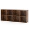 48” Wide Rustic Brown 8-Cube Storage Organizer Shelf for Living Room Bedroom or Office